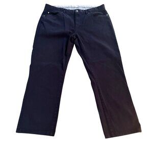 Peter Millar Men's Navy Blue Chino Pants Slim Fit, Size 38
